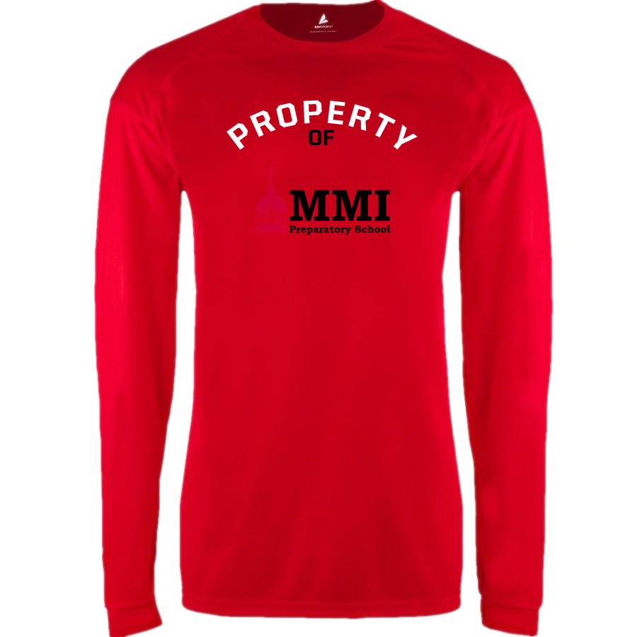 MMI PREPARATORY SCHOOL PREPPERS BSN SPORTS Men's Phenom Long Sleeve T-Shirt