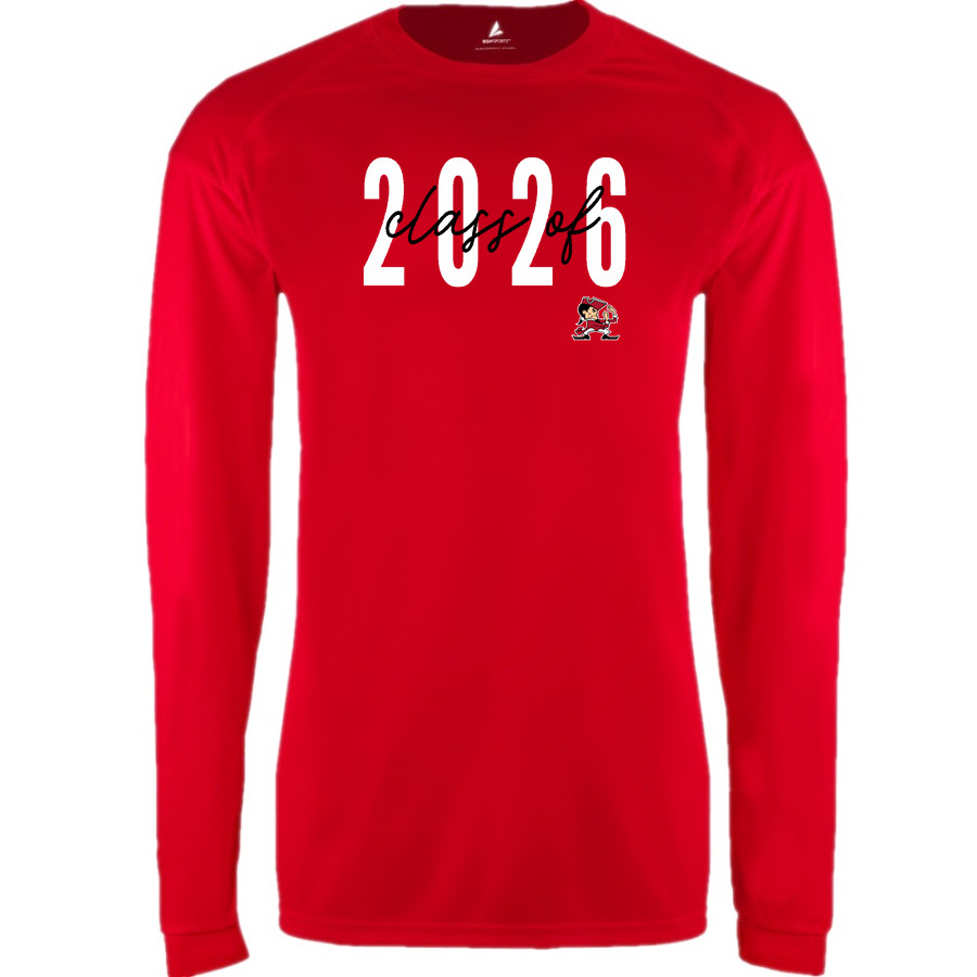 Pulaski Red Raiders BSN SPORTS Men's Phenom Long Sleeve T-Shirt