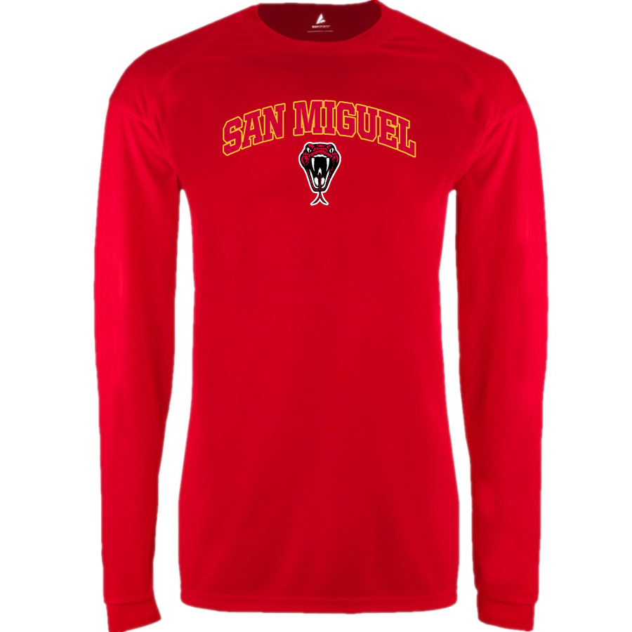 SAN MIGUEL HIGH SCHOOL VIPERS <span class="pdp-name-mascot">SAN MIGUEL VIPERS</span> BSN SPORTS Men's Phenom Long Sleeve T-Shirt