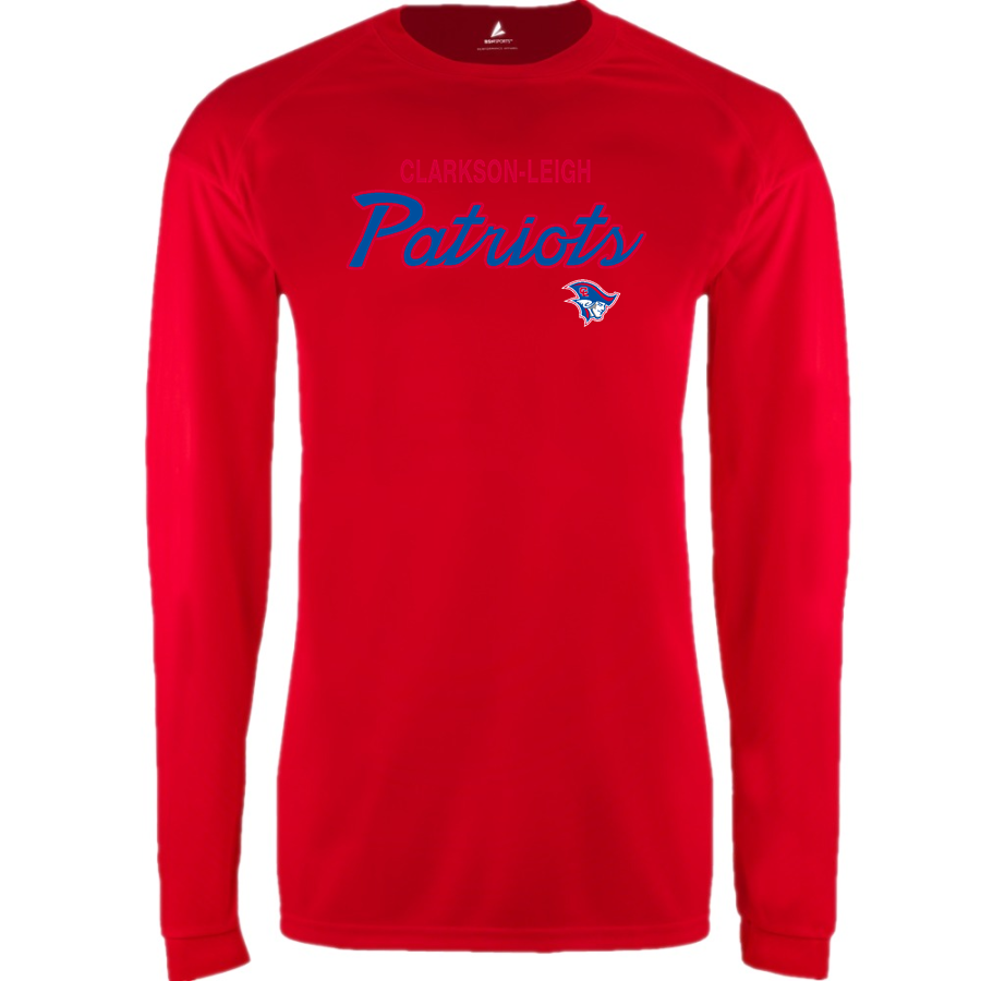 Clarkson-Leigh Patriots <span class="pdp-name-mascot">Clarkson-Leigh Patriots</span> BSN SPORTS Men's Phenom Long Sleeve T-Shirt
