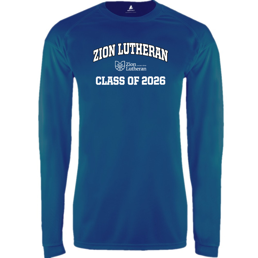 Zion Lutheran School Panthers BSN SPORTS Men's Phenom Long Sleeve T-Shirt