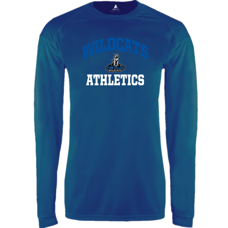 Penn College Wildcats Online Store <span class="pdp-name-mascot">Penn College Wildcats</span> BSN SPORTS Men's Phenom Long Sleeve T-Shirt