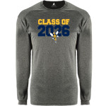 Rochester YellowJackets BSN SPORTS Men's Phenom Long Sleeve T-Shirt Front Thumbnail