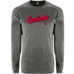 SHAW HIGH SCHOOL CARDINALS BSN SPORTS Men's Phenom Long Sleeve T-Shirt Front Thumbnail
