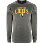 Massapequa Chiefs <span class="pdp-name-mascot">Massapequa Chiefs</span> BSN SPORTS Men's Phenom Long Sleeve T-Shirt Front Thumbnail
