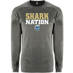 Divine Savior Academy Sharks <span class="pdp-name-mascot">Divine Savior Sharks</span> BSN SPORTS Men's Phenom Long Sleeve T-Shirt Front Thumbnail