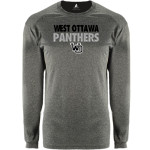 West Ottawa Panthers BSN SPORTS Men's Phenom Long Sleeve T-Shirt Front Thumbnail