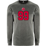 Jamesville DeWitt Red Rams BSN SPORTS Men's Phenom Long Sleeve T-Shirt Front Thumbnail