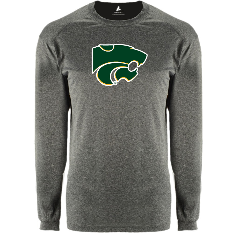 JOHN F KENNEDY HIGH SCHOOL COUGARS BSN SPORTS Men's Phenom Long Sleeve T-Shirt