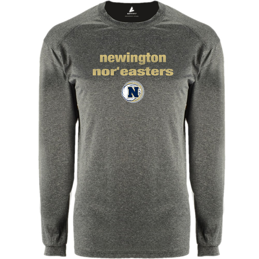 NEWINGTON HIGH SCHOOL NOR'EASTERS <span class="pdp-name-mascot">NEWINGTON INDIANS</span> BSN SPORTS Men's Phenom Long Sleeve T-Shirt