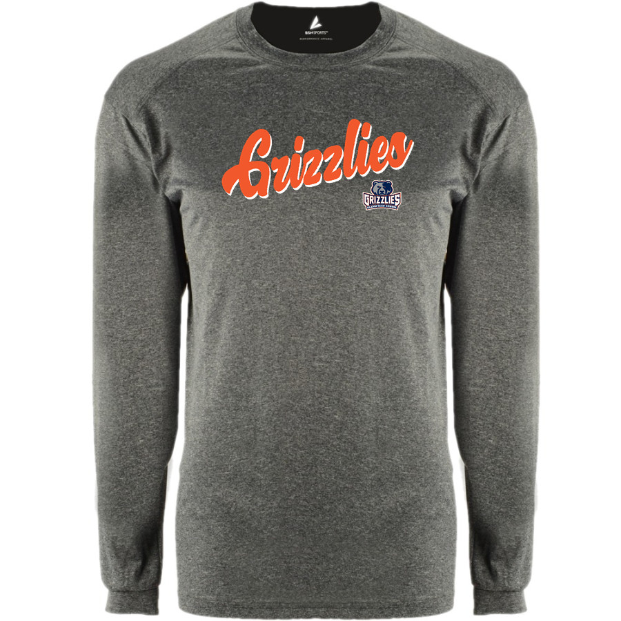 Glenn Grizzlies <span class="pdp-name-mascot">Tom Glenn Grizzlies</span> BSN SPORTS Men's Phenom Long Sleeve T-Shirt