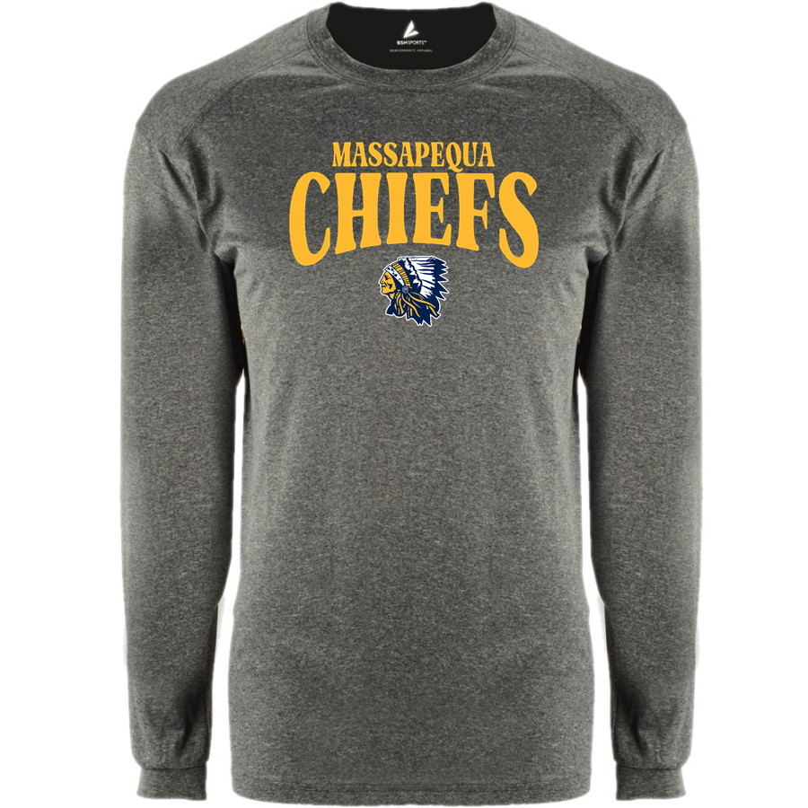 Massapequa Chiefs <span class="pdp-name-mascot">Massapequa Chiefs</span> BSN SPORTS Men's Phenom Long Sleeve T-Shirt
