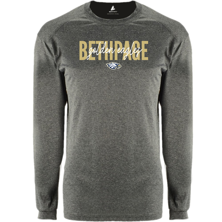 BETHPAGE HIGH SCHOOL GOLDEN EAGLES <span class="pdp-name-mascot">BETHPAGE GOLDEN EAGLES</span> BSN SPORTS Men's Phenom Long Sleeve T-Shirt