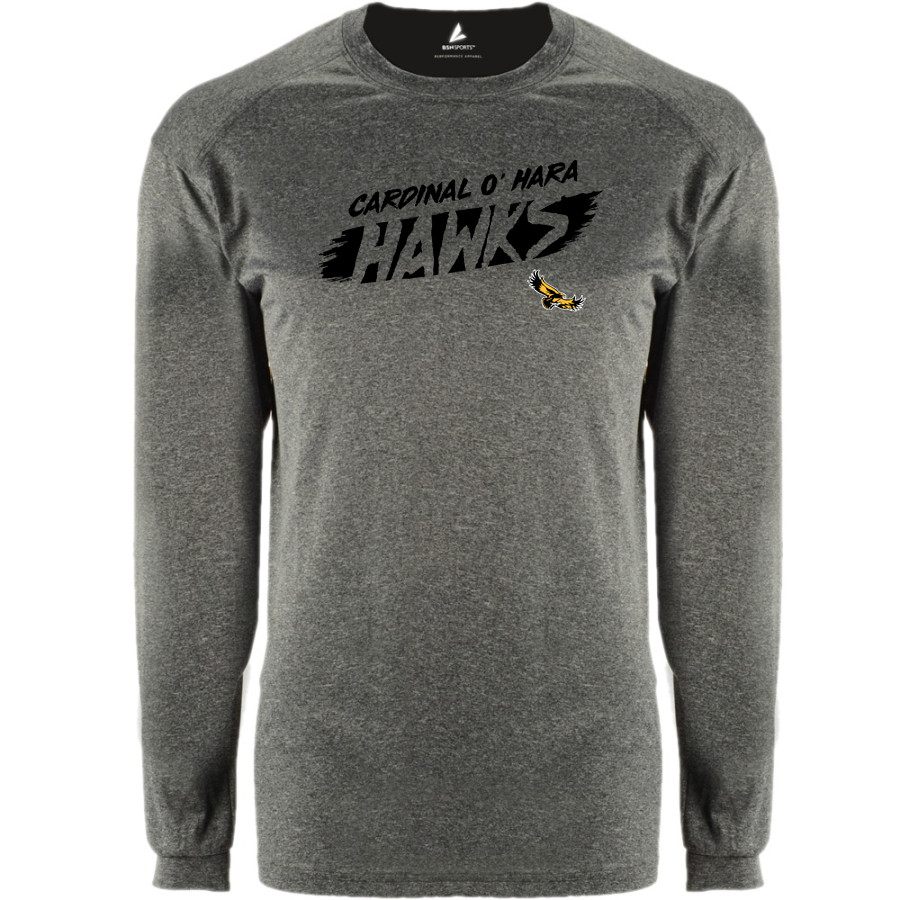 CARDINAL O' HARA HIGH SCHOOL HAWKS <span class="pdp-name-mascot">CARDINAL O' HARA HAWKS</span> BSN SPORTS Men's Phenom Long Sleeve T-Shirt