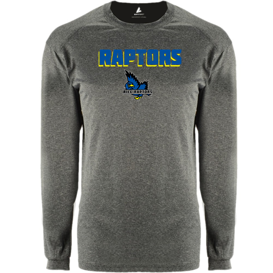 Rice Raptors <span class="pdp-name-mascot">Rice Elementary School Raptors</span> BSN SPORTS Men's Phenom Long Sleeve T-Shirt