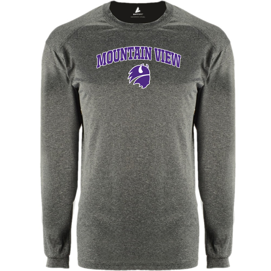 MOUNTAIN VIEW HIGH SCHOOL BUFFALOS <span class="pdp-name-mascot">MOUNTAIN VIEW BUFFALOS</span> BSN SPORTS Men's Phenom Long Sleeve T-Shirt