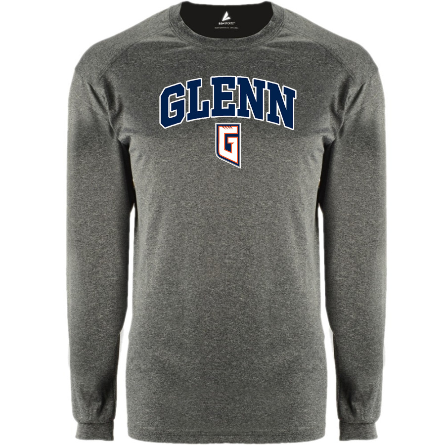 Glenn Grizzlies <span class="pdp-name-mascot">Tom Glenn Grizzlies</span> BSN SPORTS Men's Phenom Long Sleeve T-Shirt