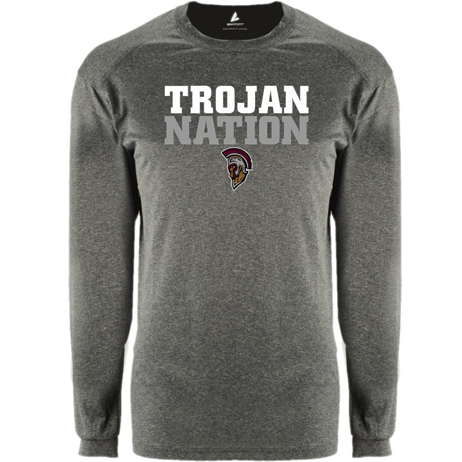 Dougherty Trojans BSN SPORTS Men's Phenom Long Sleeve T-Shirt