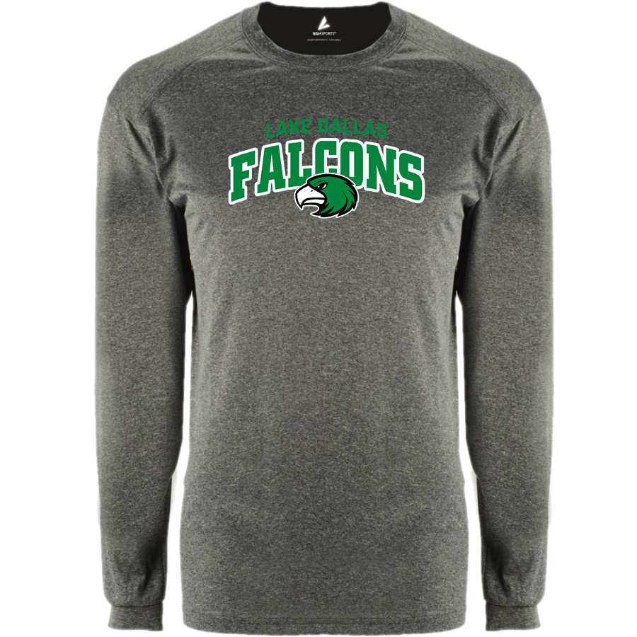 LAKE DALLAS HIGH SCHOOL FALCONS BSN SPORTS Men's Phenom Long Sleeve T-Shirt