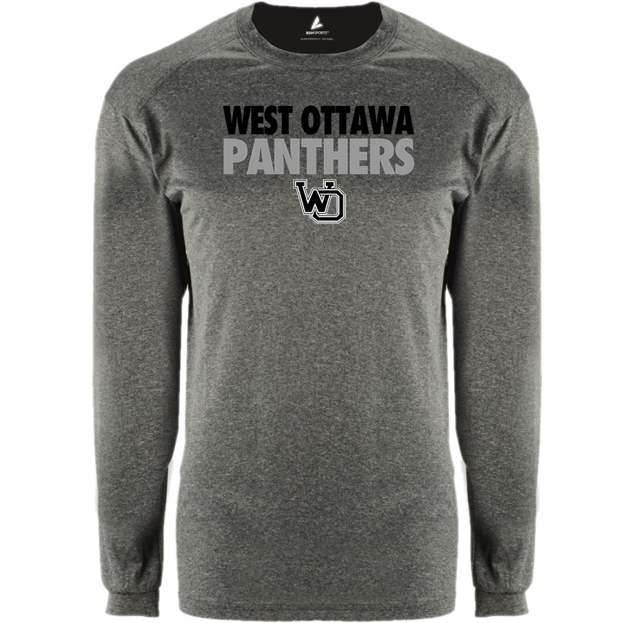 West Ottawa Panthers BSN SPORTS Men's Phenom Long Sleeve T-Shirt