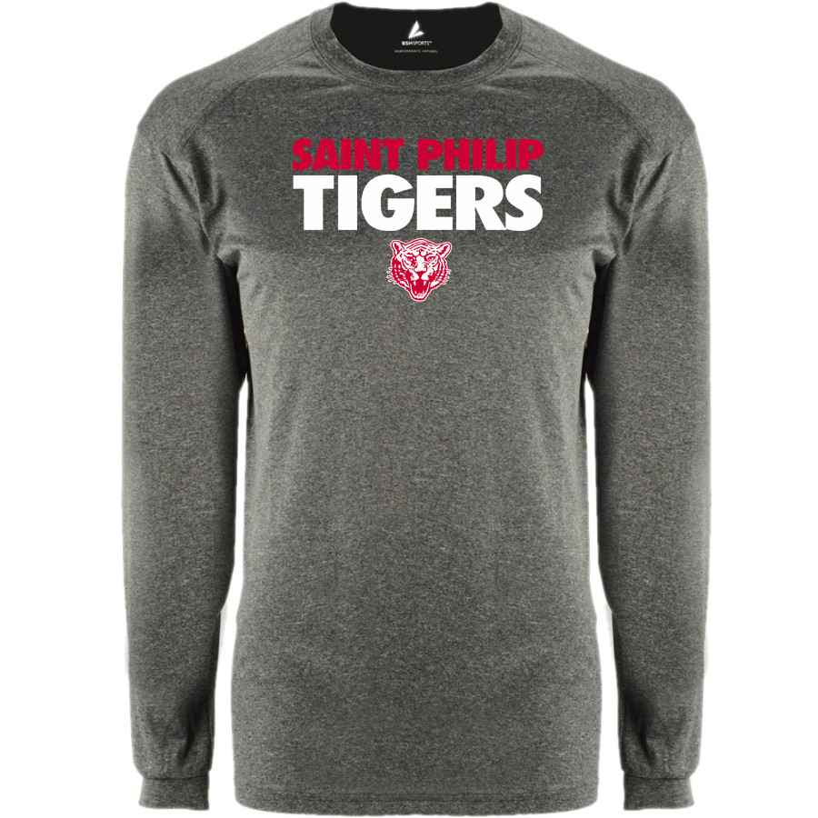 SAINT PHILIP CATH CENTRAL HIGH TIGERS <span class="pdp-name-mascot">SAINT PHILIP CATH TIGERS</span> BSN SPORTS Men's Phenom Long Sleeve T-Shirt