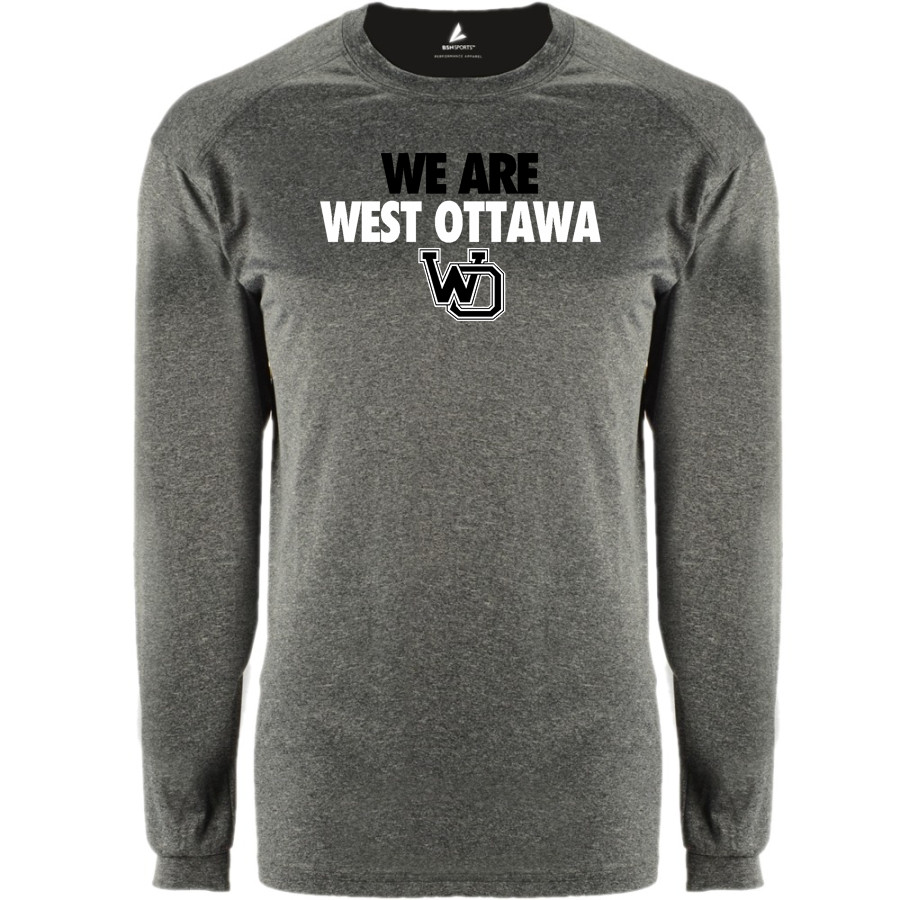 West Ottawa Panthers BSN SPORTS Men's Phenom Long Sleeve T-Shirt