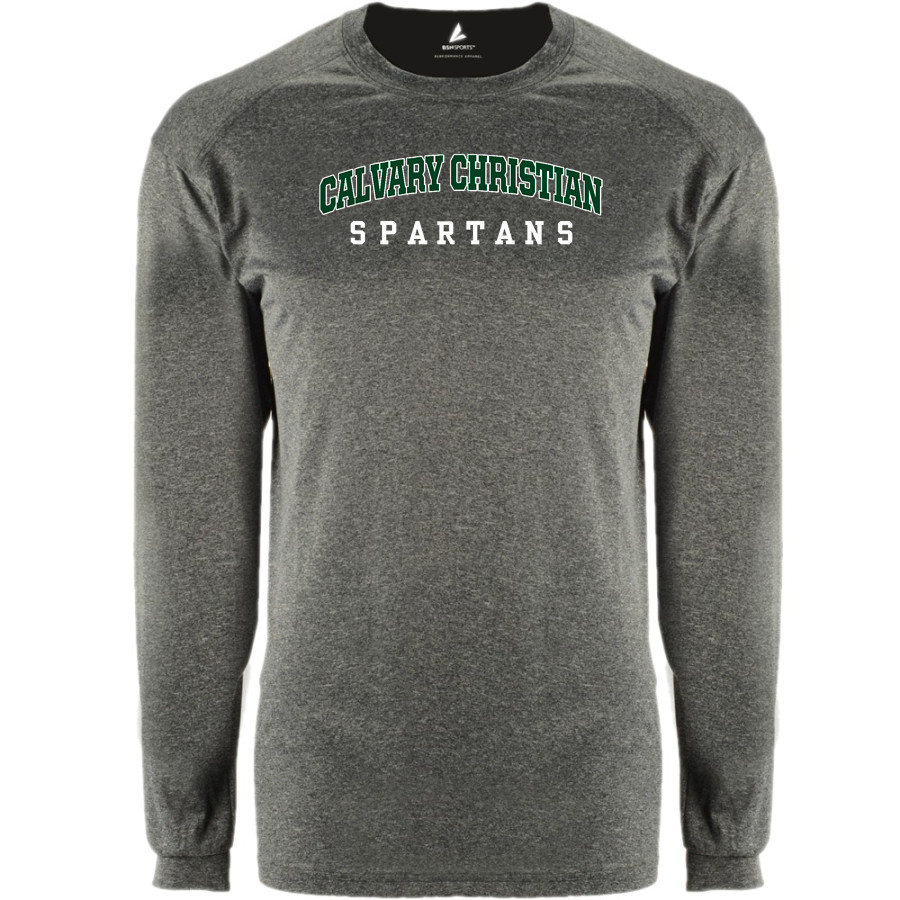 Calvary Christian Spartans <span class="pdp-name-mascot">Calvary Christian Spartans</span> BSN SPORTS Men's Phenom Long Sleeve T-Shirt