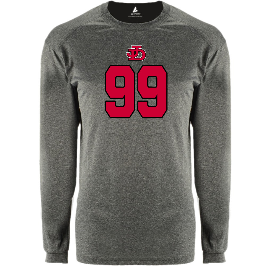 Jamesville DeWitt Red Rams BSN SPORTS Men's Phenom Long Sleeve T-Shirt