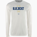 Admiral Farragut BlueJackets BSN SPORTS Men's Phenom Long Sleeve T-Shirt Front Thumbnail