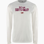 Scotts Valley Falcons BSN SPORTS Men's Phenom Long Sleeve T-Shirt Front Thumbnail