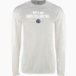 Saints Peter and Paul Sabres BSN SPORTS Men's Phenom Long Sleeve T-Shirt Front Thumbnail