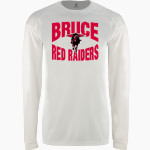 BRUCE HIGH SCHOOL RED RAIDERS <span class="pdp-name-mascot">BRUCE RED RAIDERS</span> BSN SPORTS Men's Phenom Long Sleeve T-Shirt Front Thumbnail
