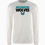 Westminster Wolves <span class="pdp-name-mascot">Westminster Wolves</span> BSN SPORTS Men's Phenom Long Sleeve T-Shirt Front Thumbnail