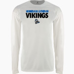 Winnebago Lutheran Vikings Online Store BSN SPORTS Men's Phenom Long Sleeve T-Shirt Front Thumbnail