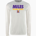 Miles Golden Bears BSN SPORTS Men's Phenom Long Sleeve T-Shirt Front Thumbnail
