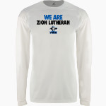 Zion Lutheran Raiders BSN SPORTS Men's Phenom Long Sleeve T-Shirt Front Thumbnail