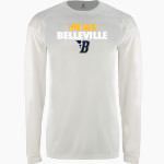 BELLEVILLE HIGH SCHOOL WILDCATS <span class="pdp-name-mascot">BELLEVILLE WILDCATS</span> BSN SPORTS Men's Phenom Long Sleeve T-Shirt Front Thumbnail