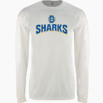 Divine Savior Academy Sharks BSN SPORTS Men's Phenom Long Sleeve T-Shirt Front Thumbnail