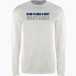 Grand Traverse Academy Mustangs <span class="pdp-name-mascot">Grand Traverse Academy Mustangs</span> BSN SPORTS Men's Phenom Long Sleeve T-Shirt Front Thumbnail