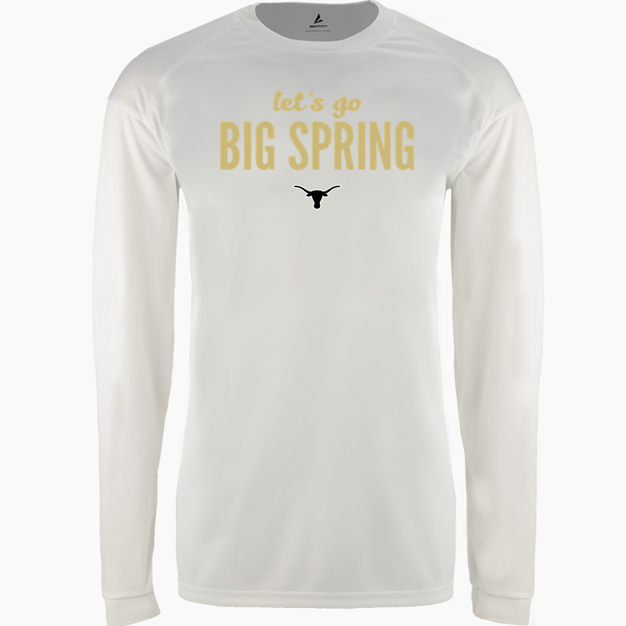BIG SPRING HIGH SCHOOL STEERS <span class="pdp-name-mascot">BIG SPRING STEERS</span> BSN SPORTS Men's Phenom Long Sleeve T-Shirt