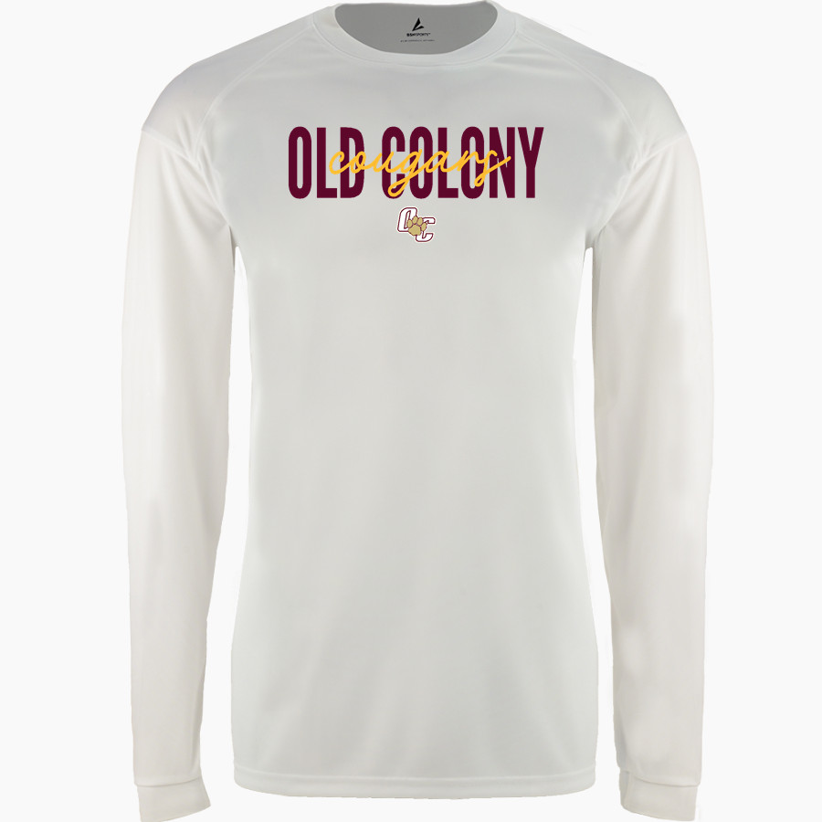 OLD COLONY REF VO TECH HIGH Cougars BSN SPORTS Men's Phenom Long Sleeve T-Shirt
