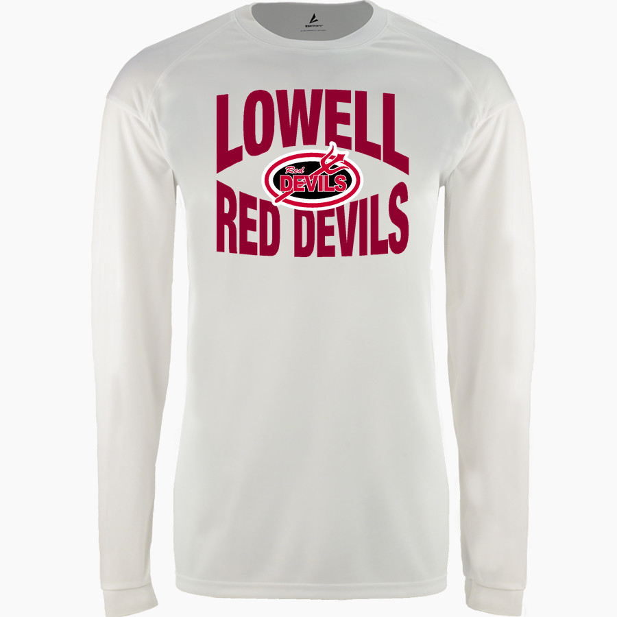 LOWELL HIGH SCHOOL RED DEVILS <span class="pdp-name-mascot">LOWELL RED DEVILS</span> BSN SPORTS Men's Phenom Long Sleeve T-Shirt