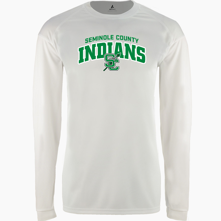 SEMINOLE COUNTY HIGH SCHOOL INDIANS <span class="pdp-name-mascot">SEMINOLE COUNTY INDIANS</span> BSN SPORTS Men's Phenom Long Sleeve T-Shirt