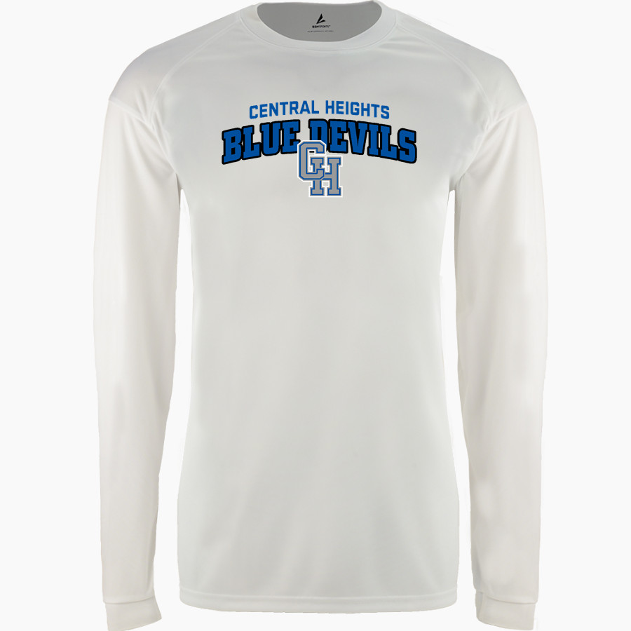 CENTRAL HEIGHTS HIGH SCHOOL BLUE DEVILS BSN SPORTS Men's Phenom Long Sleeve T-Shirt