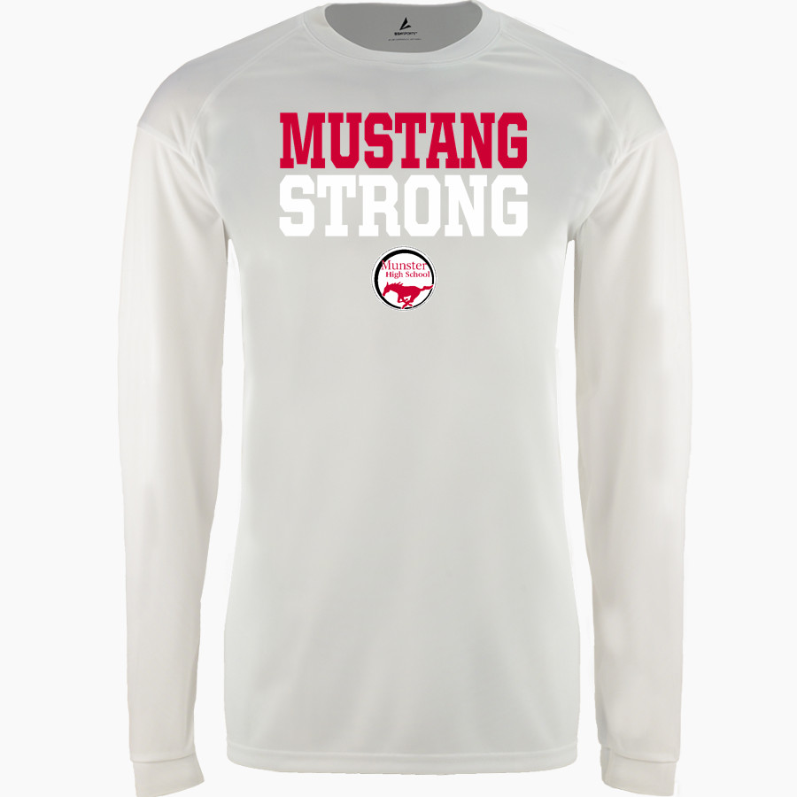 MUNSTER HIGH SCHOOL MUSTANGS <span class="pdp-name-mascot">MUNSTER MUSTANGS</span> BSN SPORTS Men's Phenom Long Sleeve T-Shirt