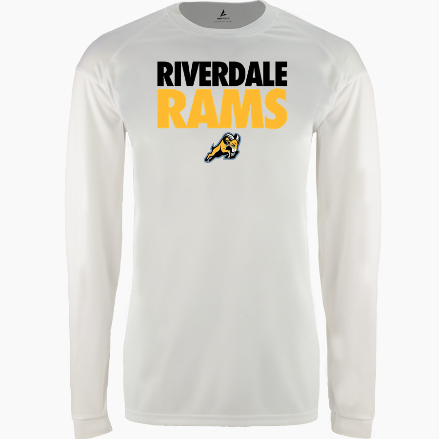 RIVERDALE HIGH SCHOOL RAMS <span class="pdp-name-mascot">RIVERDALE RAMS</span> BSN SPORTS Men's Phenom Long Sleeve T-Shirt
