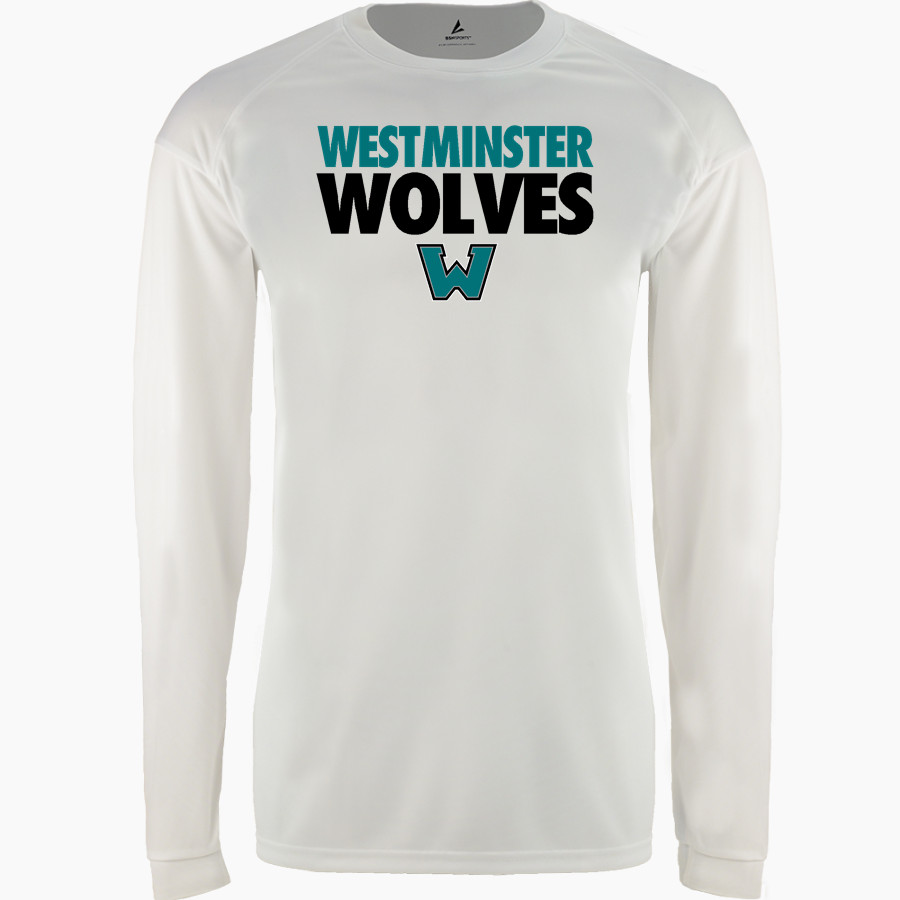 Westminster Wolves <span class="pdp-name-mascot">Westminster Wolves</span> BSN SPORTS Men's Phenom Long Sleeve T-Shirt