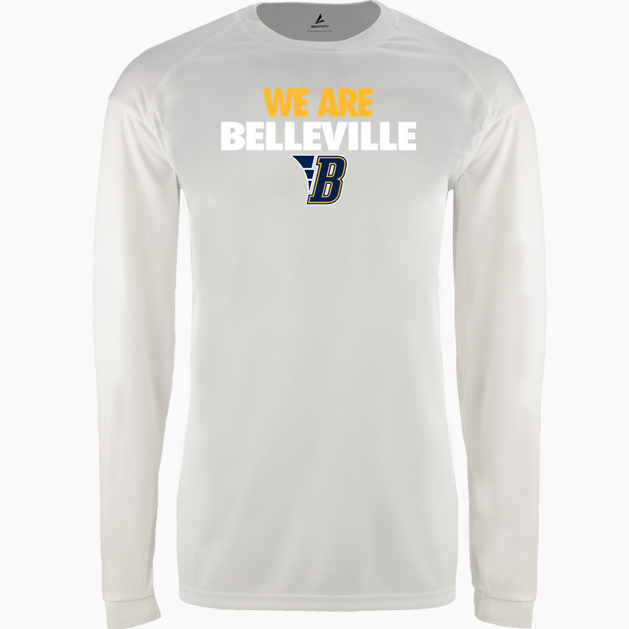 BELLEVILLE HIGH SCHOOL WILDCATS <span class="pdp-name-mascot">BELLEVILLE WILDCATS</span> BSN SPORTS Men's Phenom Long Sleeve T-Shirt
