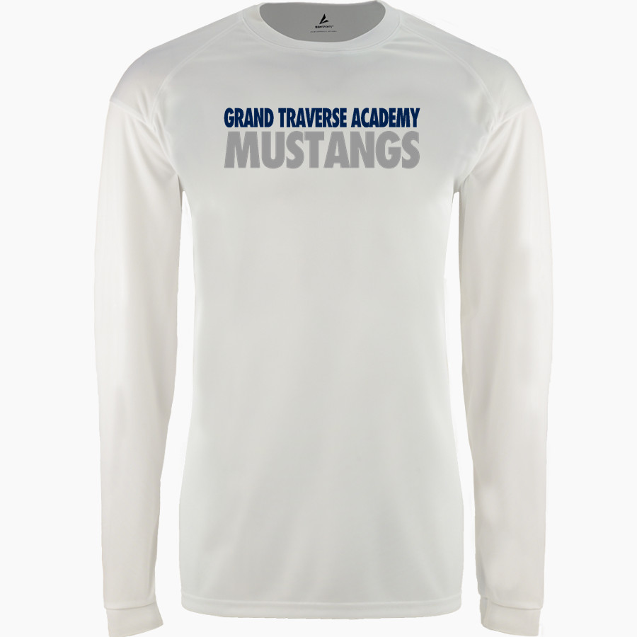 Grand Traverse Academy Mustangs <span class="pdp-name-mascot">Grand Traverse Academy Mustangs</span> BSN SPORTS Men's Phenom Long Sleeve T-Shirt