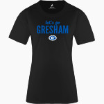 Gresham Gophers BSN SPORTS Women's Phenom Short Sleeve T-Shirt Front Thumbnail
